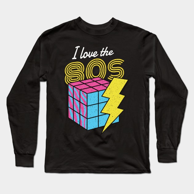 I love 80s Long Sleeve T-Shirt by LR_Collections